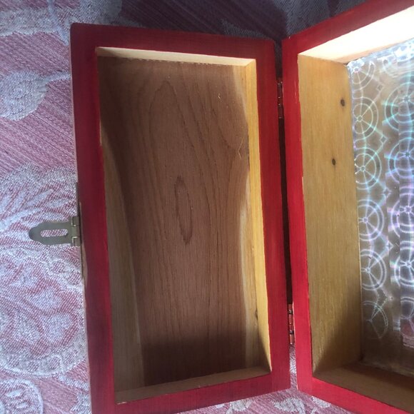 Wooden box jewelry box container storage decorative - Picture 11 of 11